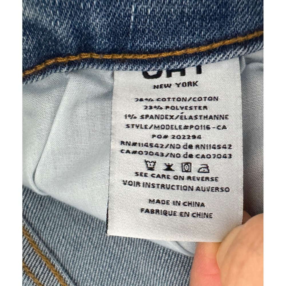 OAT New York Jeans Womens sz 12 90s‎ stretch High Rise Straight Leg sz 31 - Picture 5 of 6